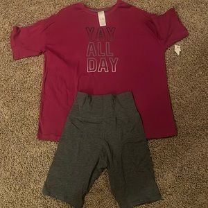 New 2 Piece Pajama Set